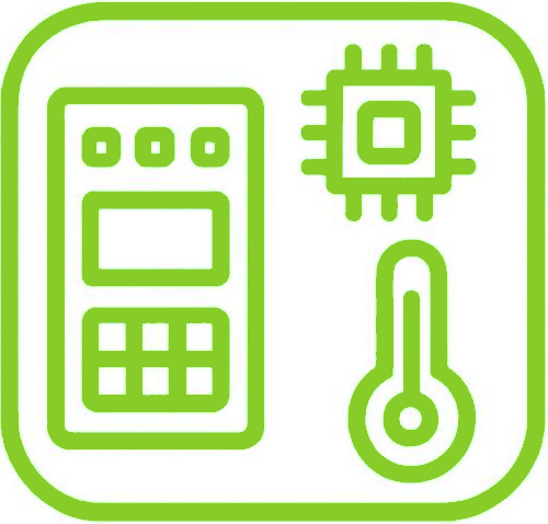 Electronics & control feature illustration