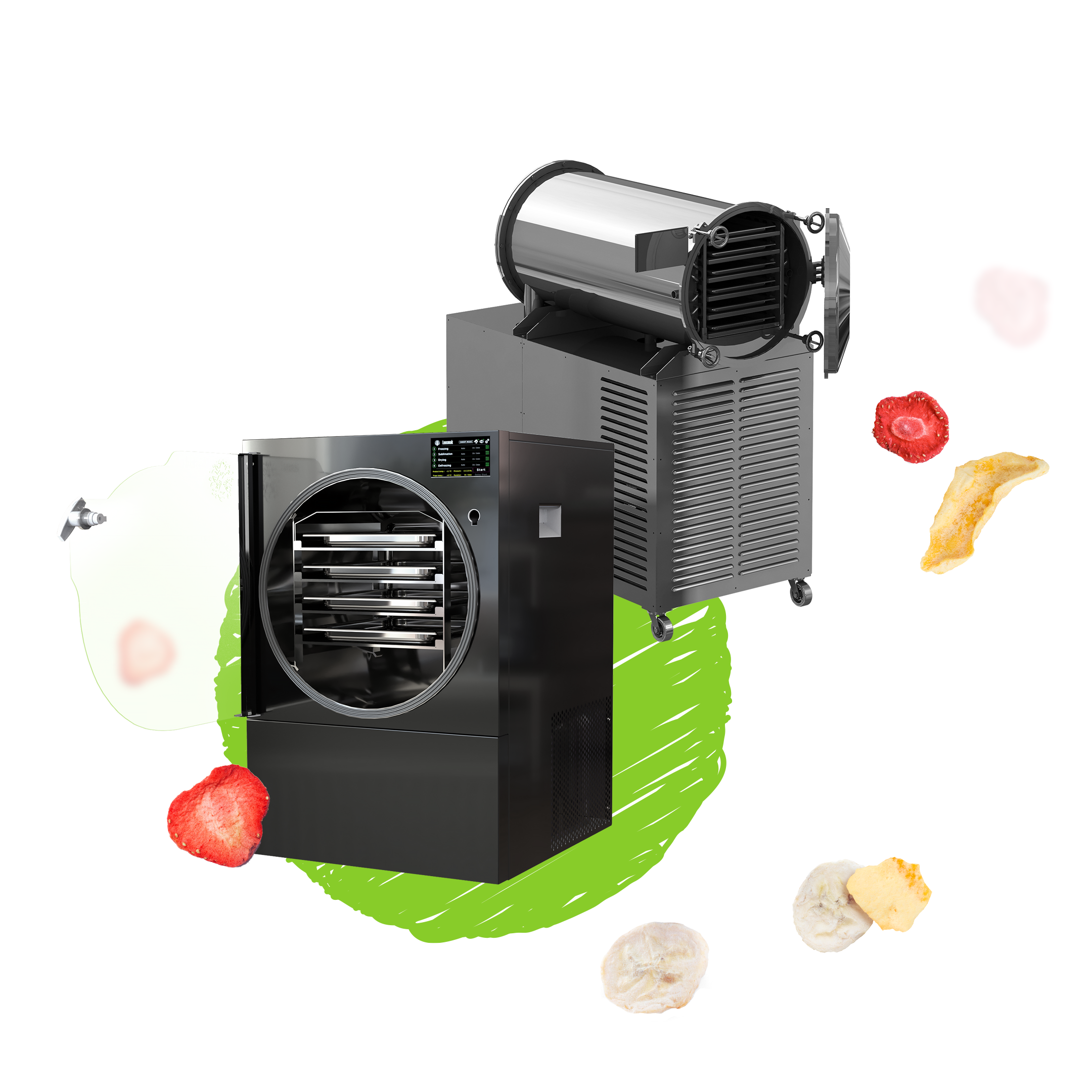 Leosmak freeze dryer product line - industrial and compact models