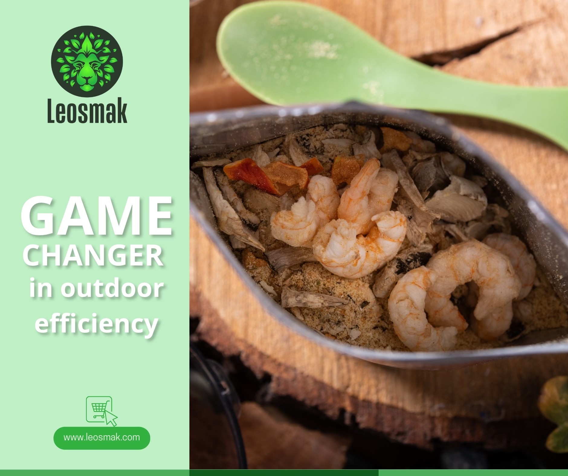 Freeze-dried meals for outdoor and nature trips