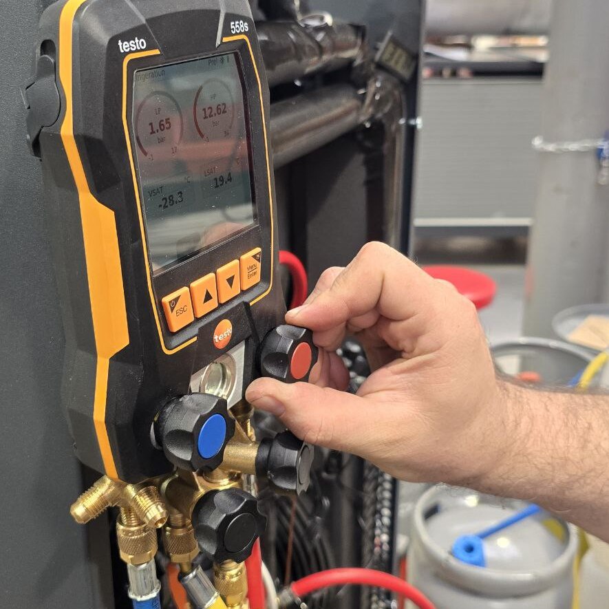 Pruebas de calidad y calibración de los liofilizadores Leosmak