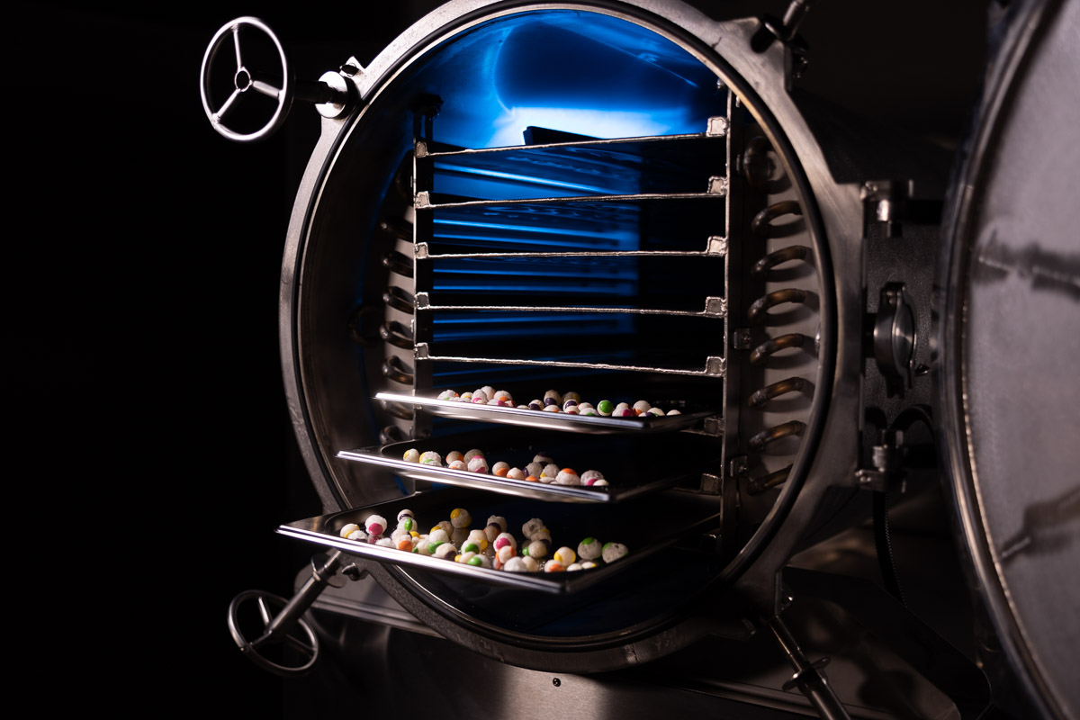 L'équipement industriel de lyophilisation Leosmak en action